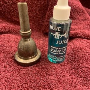 Tuba mouthpiece, piece cleaner and beginners Book